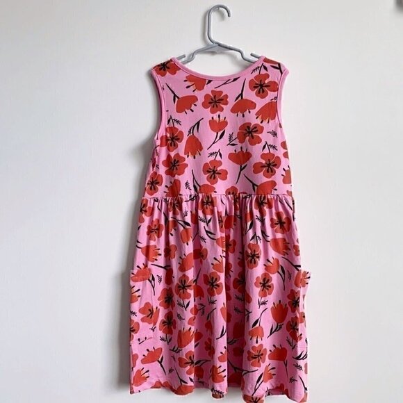 NWOT Hanna Andersson Sleeveless Print Pocket Girl Dress, 10 Years - Picture 9 of 10